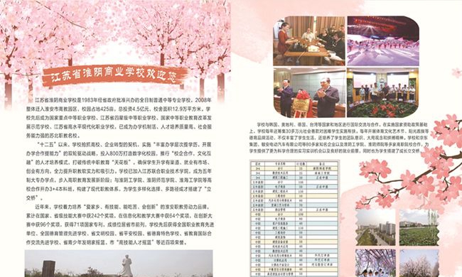 江蘇中職學(xué)校，江蘇省淮陰商業(yè)學(xué)校，專業(yè)